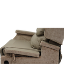 Comfort Dropdown Armside  Left  (as sitting in chair) Medium / Large Beige Vinyl,  CA2496