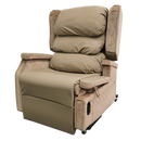 Comfort Dropdown Armside  Left  (as sitting in chair) Medium / Large Beige Vinyl,  CA2496