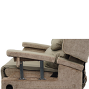 Comfort Dropdown Armside  Left  (as sitting in chair) Medium / Large Beige Vinyl,  CA2496
