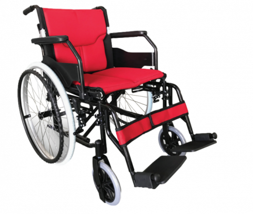 Redgum Quartz 19" Red Aluminium Wheelchair RG310A18R