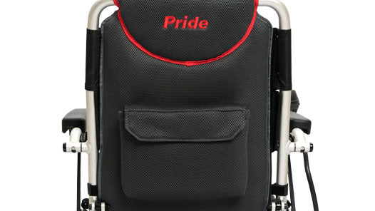 Pride Mobility Australia Dark Grey Red Chair Back Pocket