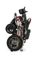 Pride Mobility Australia Dark Grey Red Chair Folded