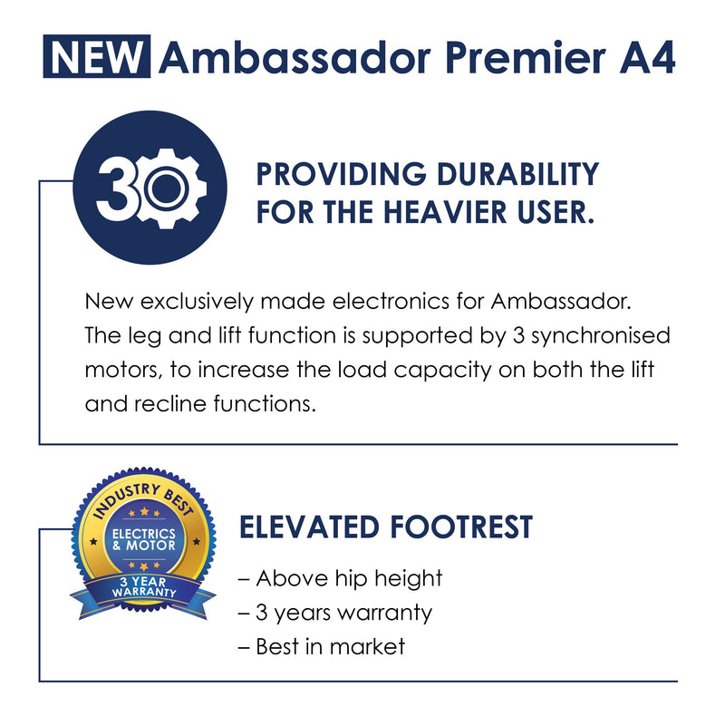 Ambassador Premier A4 Bariatric Lift Chair