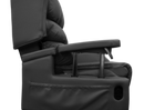 Comfort Dropdown Armside  Right  (as sitting in chair) Medium / Large Black Vinyl,  CA2498
