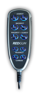 Redgum Taranto 4 Motor Lift Fabric Recliner Chair,  Taupe colour