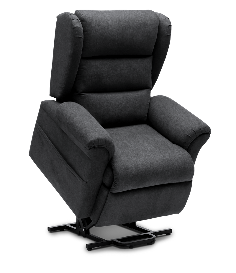 Redgum Taranto Lift Recline Chair Dark Grey LC0401