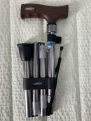 Liberty Elite Cane Silver with Striaght Wooden Handle LH211