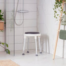 Etac Easy Shower Stool with Swivel Pad, Grey