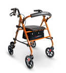 Redgum HEIGHT ADJUSTABLE SEAT WALKER - ORANGE (RG4215OG)