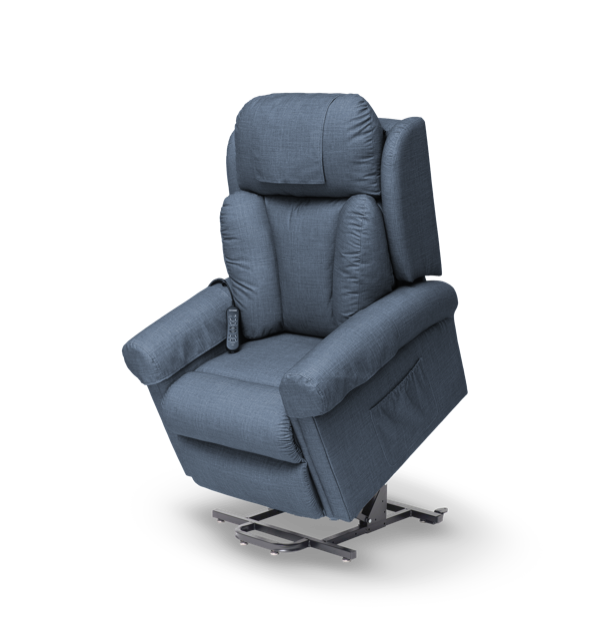 Redgum ROSA Four Motor Lift Chair - Ocean Blue LC0802
