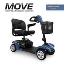 Ikon Move Portable Mobility Scooter - Metallic Blue (IK4SEB)