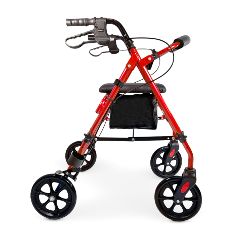 Redgum HEIGHT ADJUSTABLE SEAT WALKER - RED (RG4215RD)