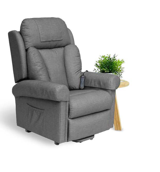 Redgum ROSA Four Motor Lift Chair - Shadow Grey LC0801