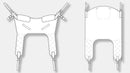 Invacare Pivot Frame Sling Large Hygiene Mesh - (17393)