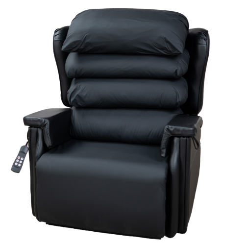 Configura Bariatric Chair, Black Vinyl, TIS, 254kg 16” , 26' Arm KIT C