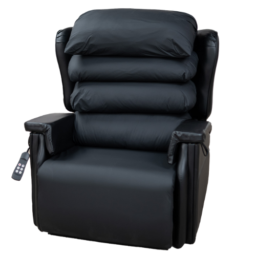 Configura Bariatric Chair, Black Vinyl, TIS, 254kg 16” , 26' Arm KIT   CR5471