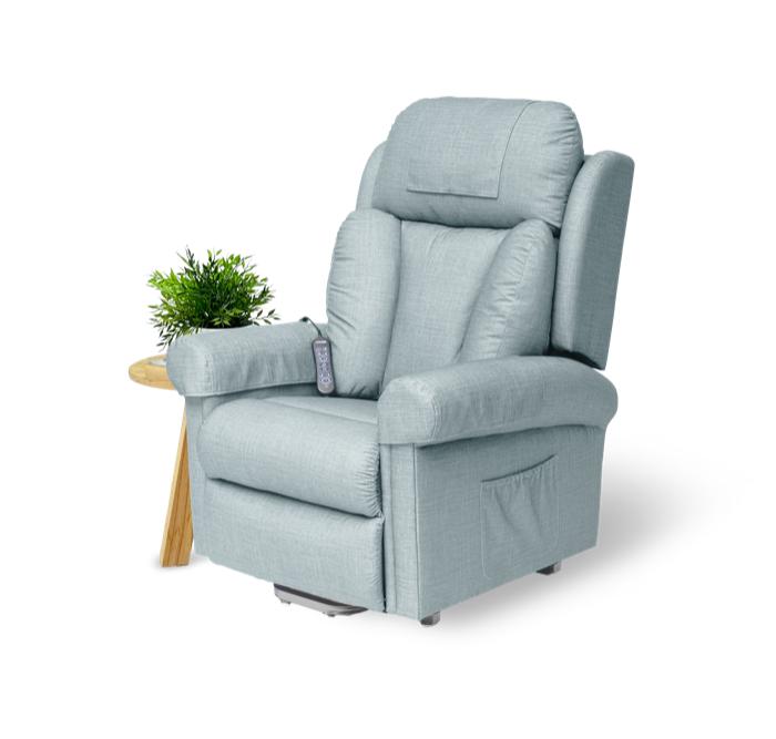Redgum ROSA Four Motor Lift Chair - Ice Pearl LC0803