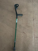 Forearm crutch  pair  colour Green