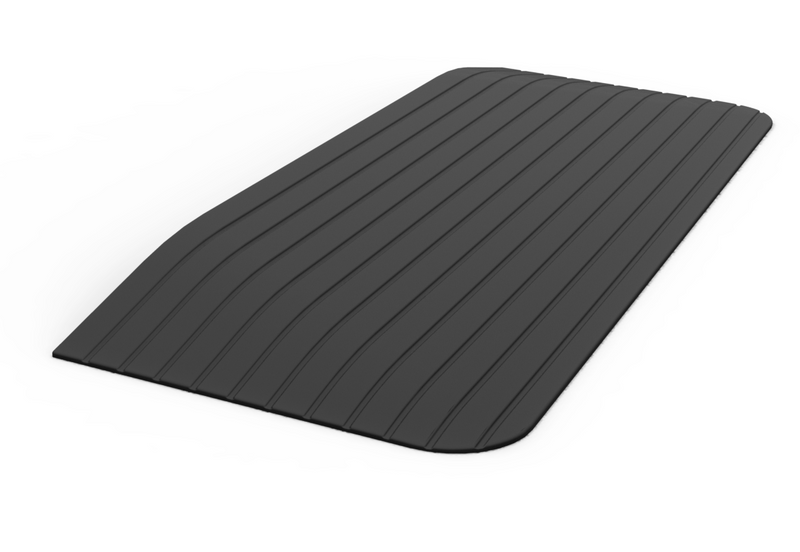Redgum RAMP RUBBER WEDGE 25 MM HEIGHT THRESHOLD WITH WINGS RAMR2025