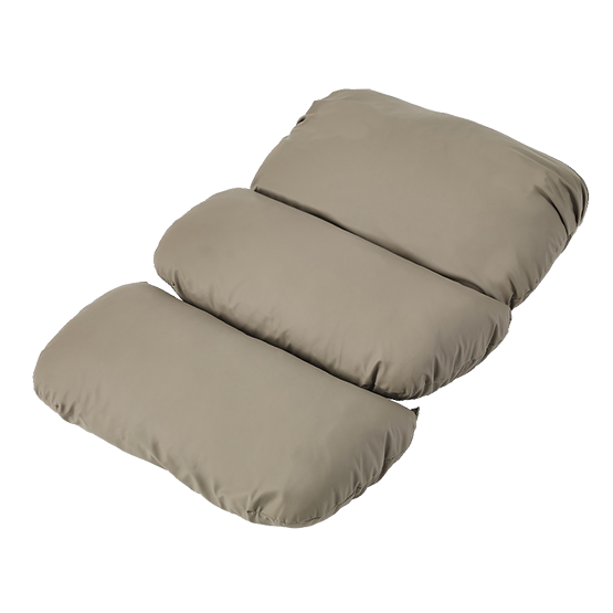 Configura Chair Comfort  Multiadjustable Pillow Back rest Beige Vinyl, SC2308