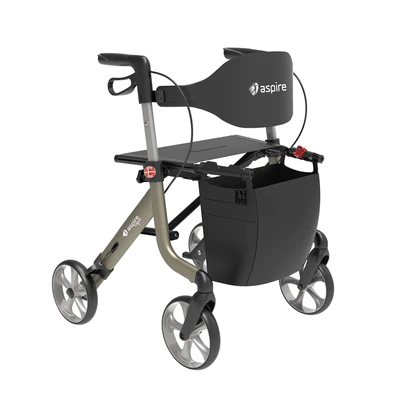 Aidacare Aspire Vogue Lightweight 2 Seat Walker Champagne WAF705310CH