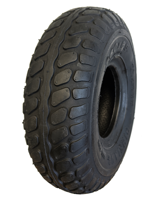 Back Tyre Black 330X100 (4.00-5)Pneumatic or Flat Free