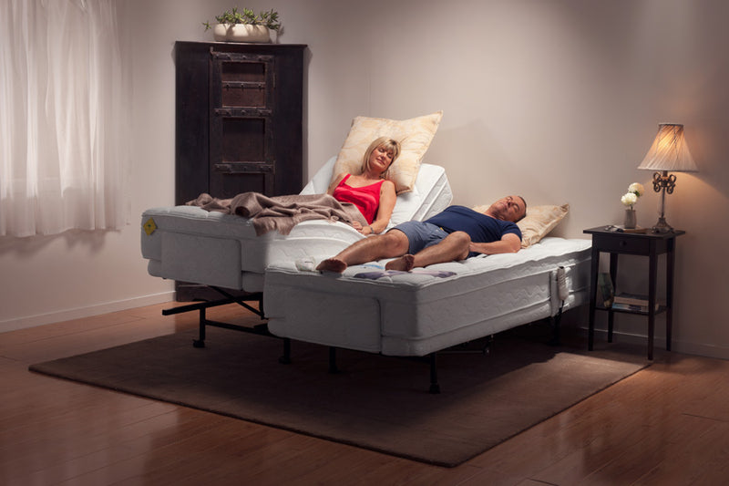 Adjustable Electric Beds Australia Couple In Different Height Bed