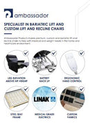 Ambassador Premier A3 Bariatric Lift Chair