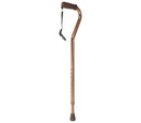 Liberty Base Cane Adjustable Bronze with Swan neck handle