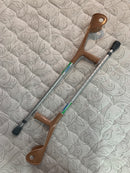 Forearm crutch  pair Caramel RPM86050-C Clearance
