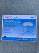 Redgum Space Saver Corner Shower Stool RG553