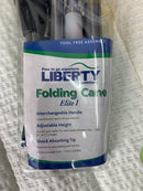 Liberty Elite Cane Black with Straight wooden Handle LH201