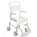 Etac Clean Mobile Shower Commode, Height Adjustable, White
