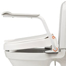 Etac Hi-Loo Toilet Seat Raiser Fixed with Angled Arm Supports