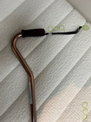 Liberty Base Cane Adjustable Bronze with Swan neck handle