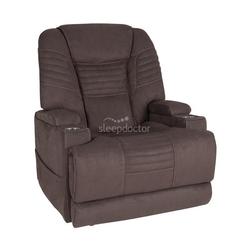 Theorem Marcos Dual Motor Lift Chair with Headrest & Lumbar Adjustment & Cup Holders available in charcoal or fudge