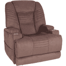 Theorem Marcos Dual Motor Lift Chair with Headrest & Lumbar Adjustment & Cup Holders available in charcoal or fudge