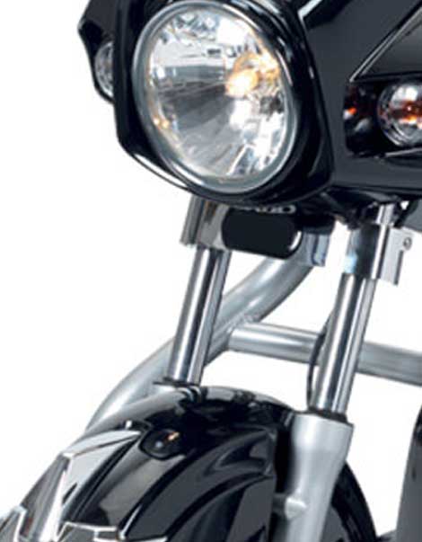 Electric Mobility Scooter Black Front Light
