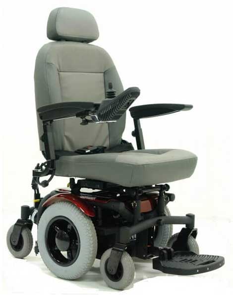 Power Wheelchairs Red Grey Chair