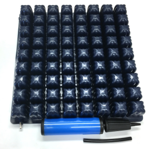 Rerdgum Flotation Air Cushion Single Valve 8x8 Cells Includes Pump & cover With Handles 70X400X400MM 	 RG404OS