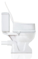 Redgum Toilet Seat Raiser "Donut" with removeable Lid and secure fit accessories  100mm RG510-2