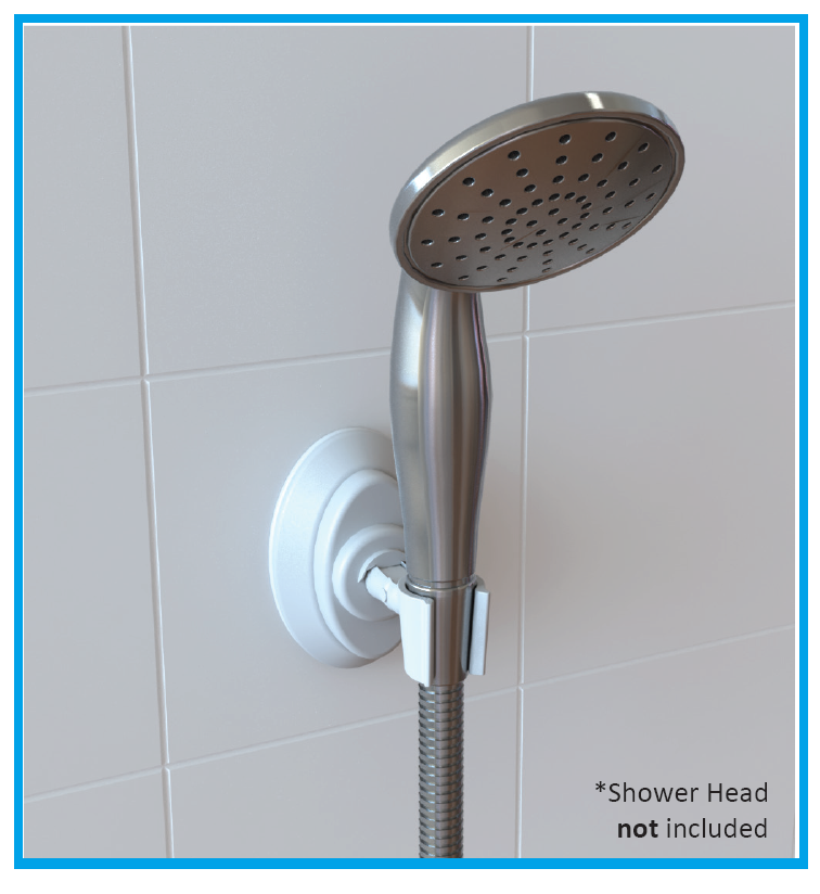 Redgum Suction Shower Head Holder