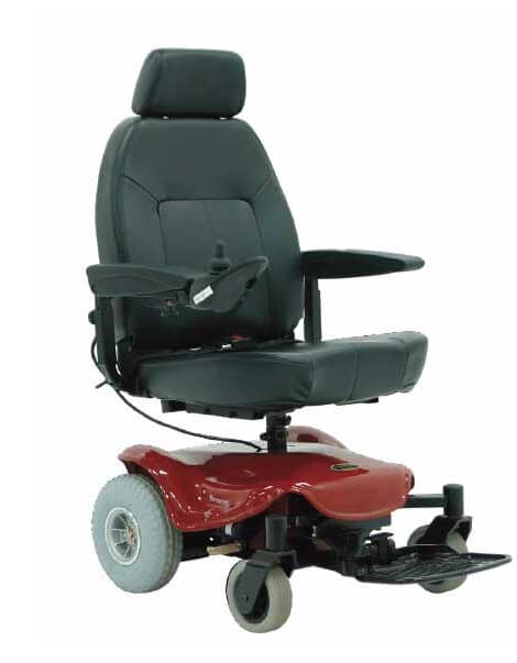 Power Wheelchairs Black Red Chair