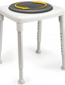 Etac Smart Shower Stool with Swivel Pad Rectangle, Grey